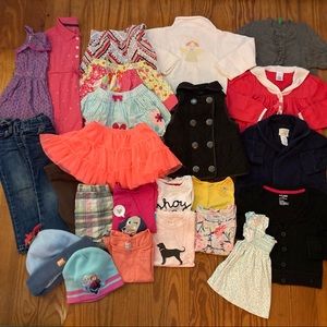 Huge Bundle of Girls Size 2T Clothes. Gymboree, J Crew, Gap, Old Navy and More
